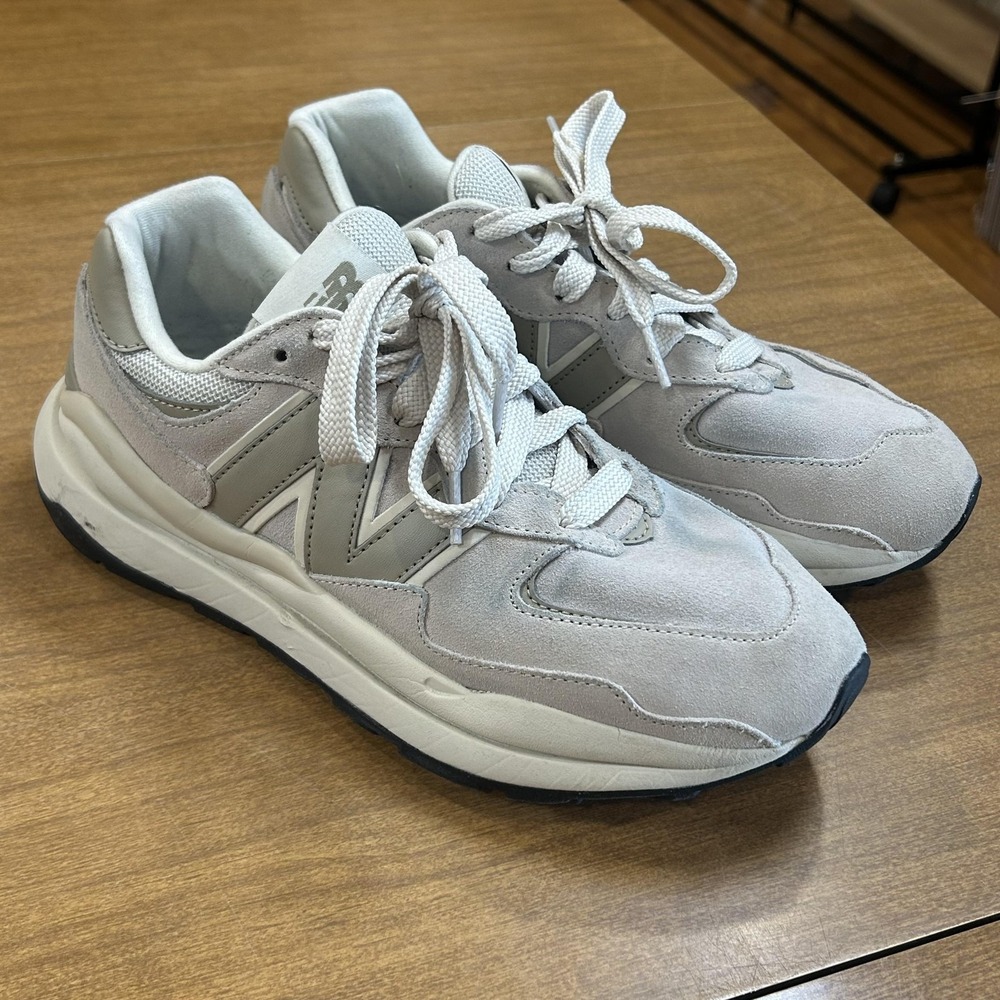 New Balance 57/40 Shoes Womens Size 9.5 Gray Suede Cushioned Walking Sneakers